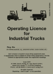 Driver authorization for industrial trucks